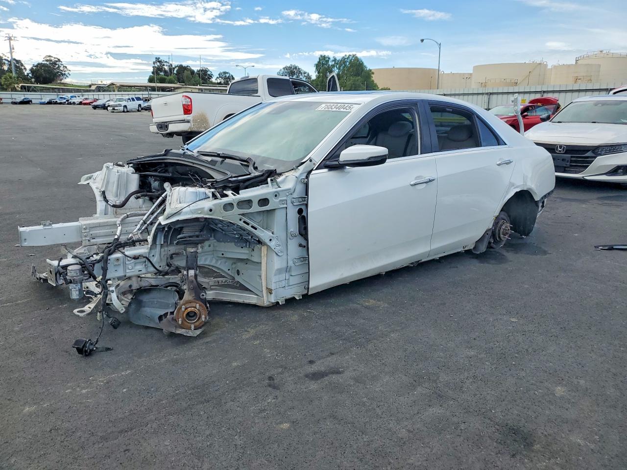 2016 Cadillac CTS-V, VIN 1G6A15S67G0191588 — Stripped