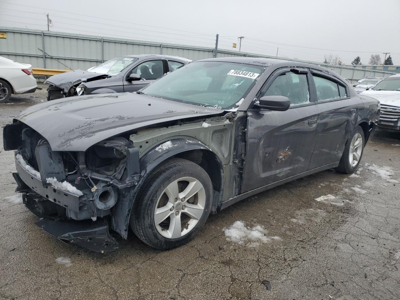 2014 Dodge Charger SE, VIN 2C3CDXBG4EH338786 — Front end