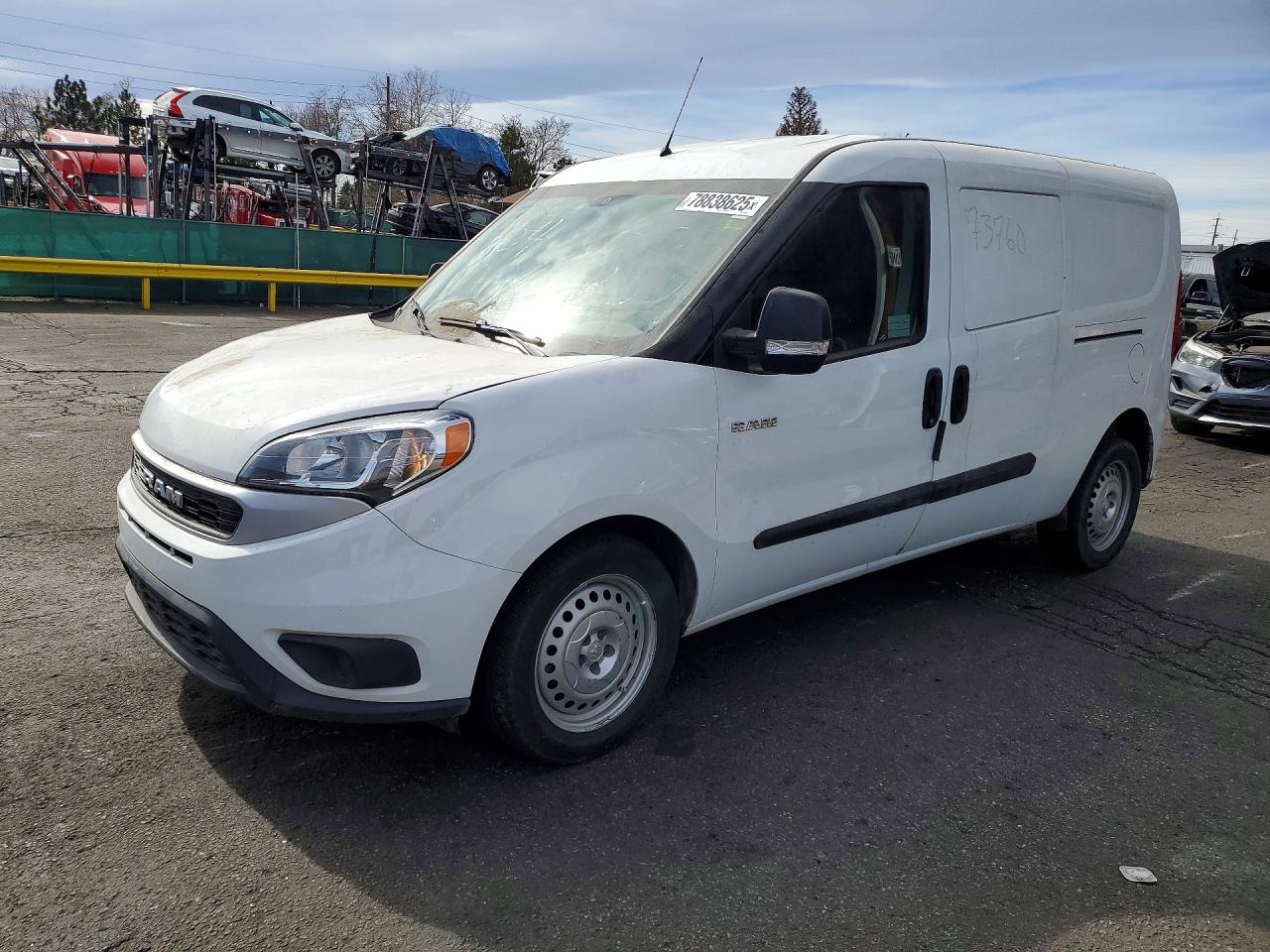 2022 Ram ProMaster City Cargo Tradesman, VIN ZFBHRFAB9N6X64853 — Minor dents and scratches