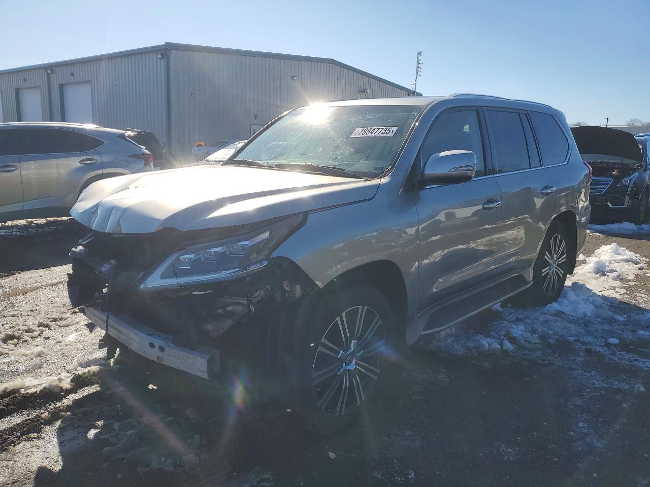 2021 Lexus LX 570, VIN JTJDY7AX9M4356540 — Перед
