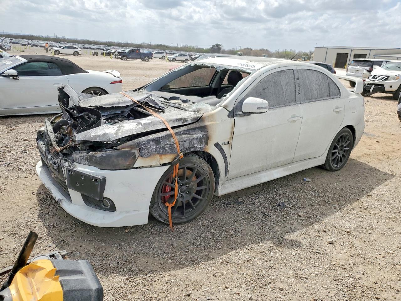 2015 Mitsubishi Lancer Evolution GSR, VIN JA32W8FV9FU021471 — Burn