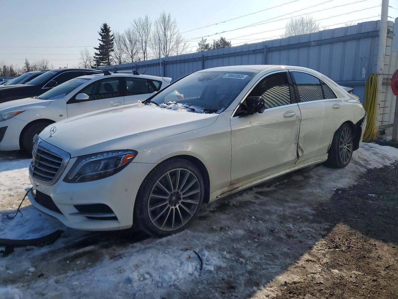 2015 Mercedes-Benz S 550, VIN WDDUF8FB1FA159707 — Front end