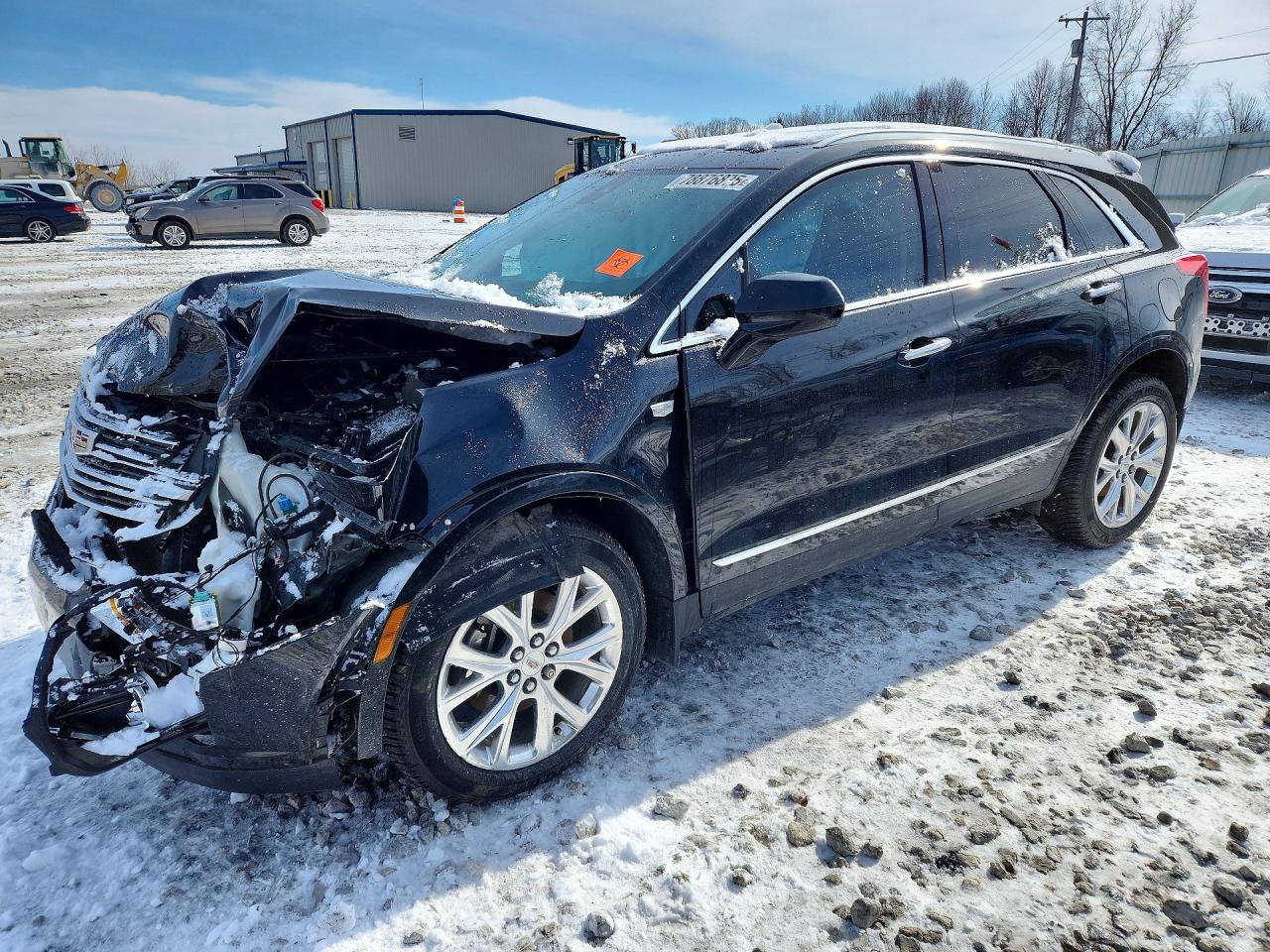 2018 Cadillac XT5 Luxury AWD, VIN 1GYKNDRS8JZ171558 — Frame damage