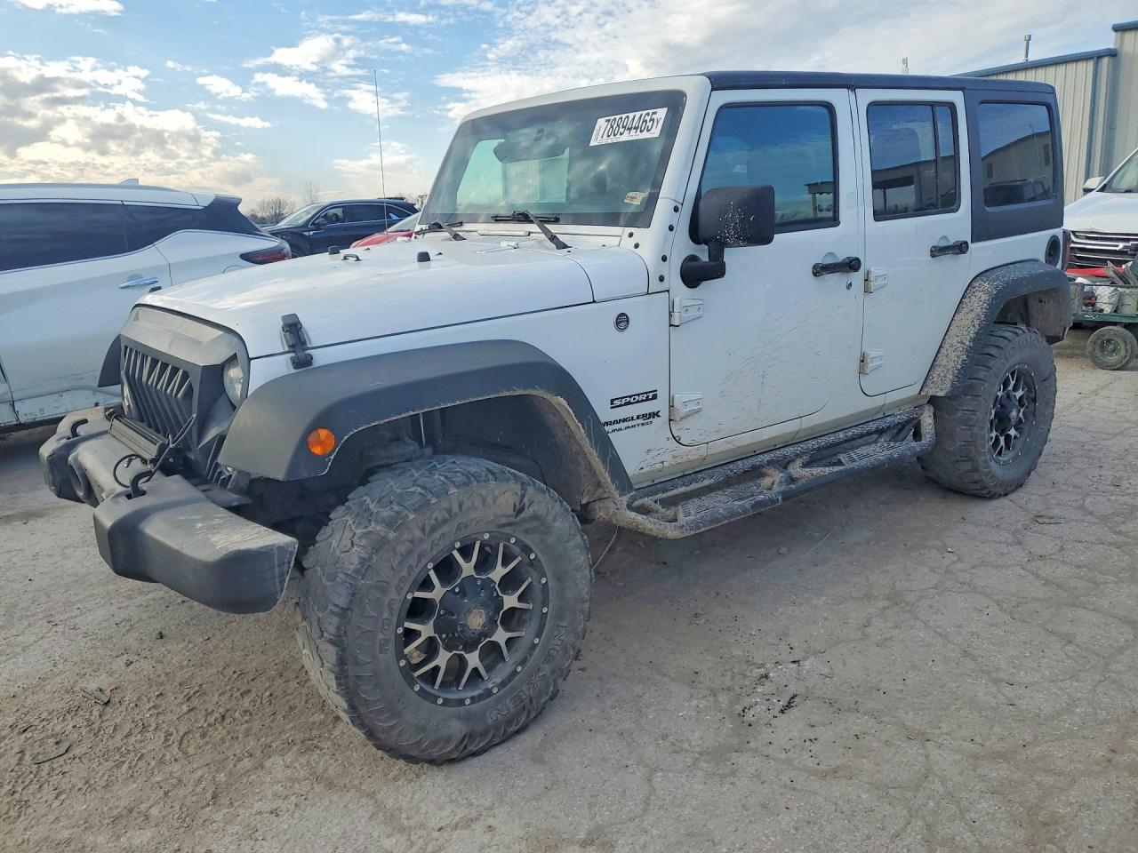 2018 Jeep Wrangler Unlimited Sport S, VIN 1C4HJWDG6JL930818 — Rear end