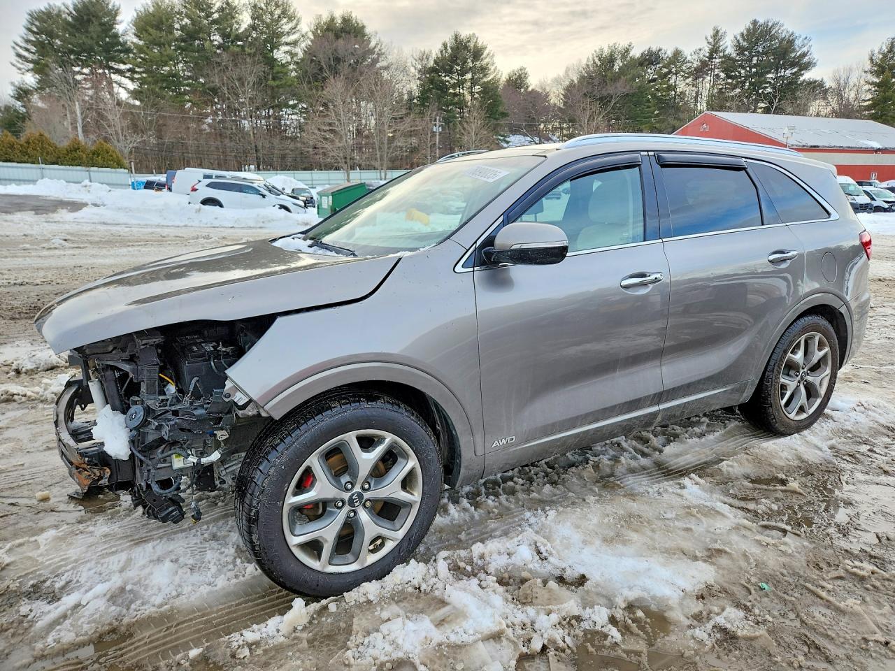2019 Kia Sorento SX, VIN 5XYPKDA58KG555527 — Front end