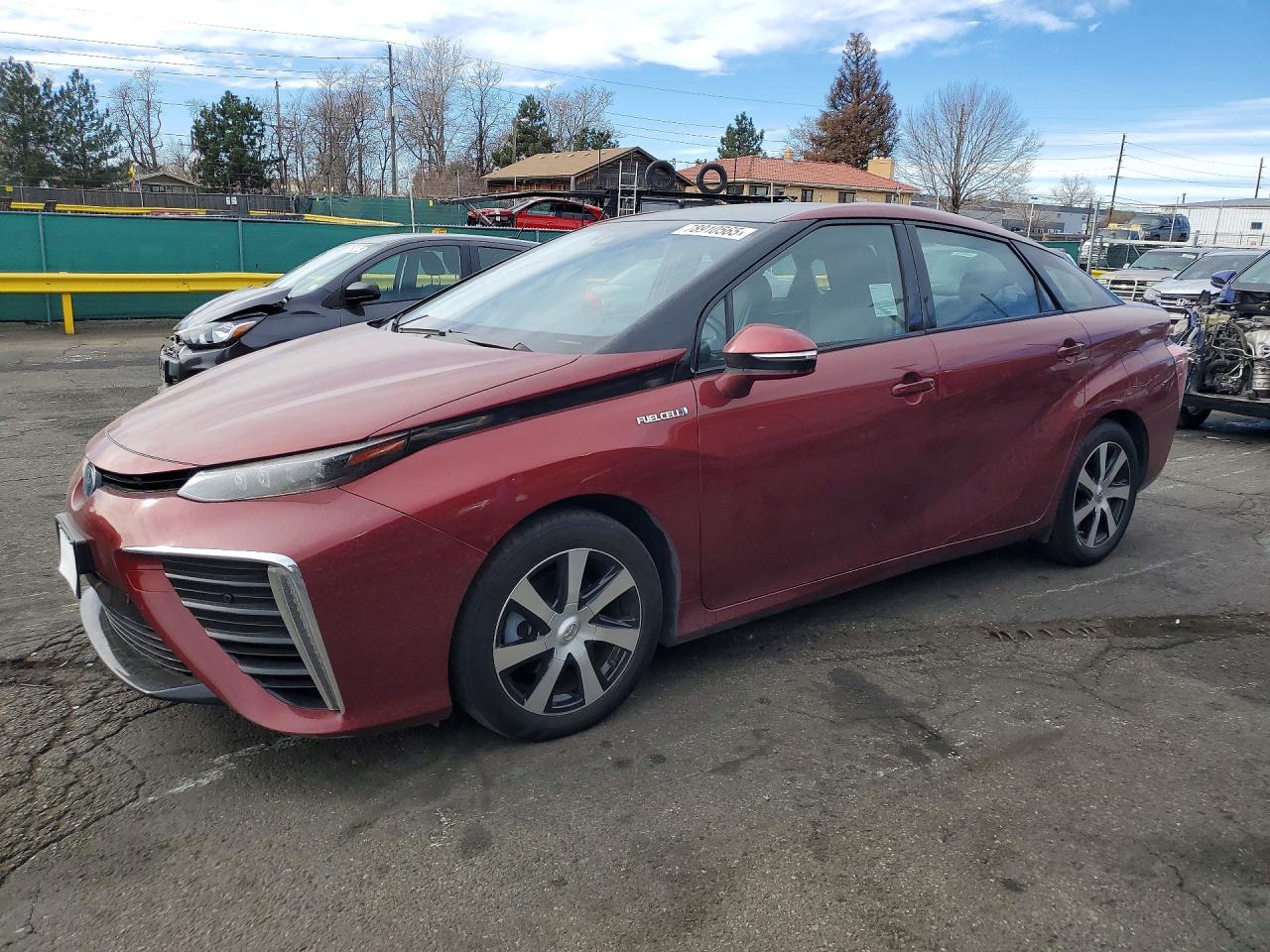 2019 Toyota Mirai, VIN JTDBVRBD0KA007624 — Фото с аукциона