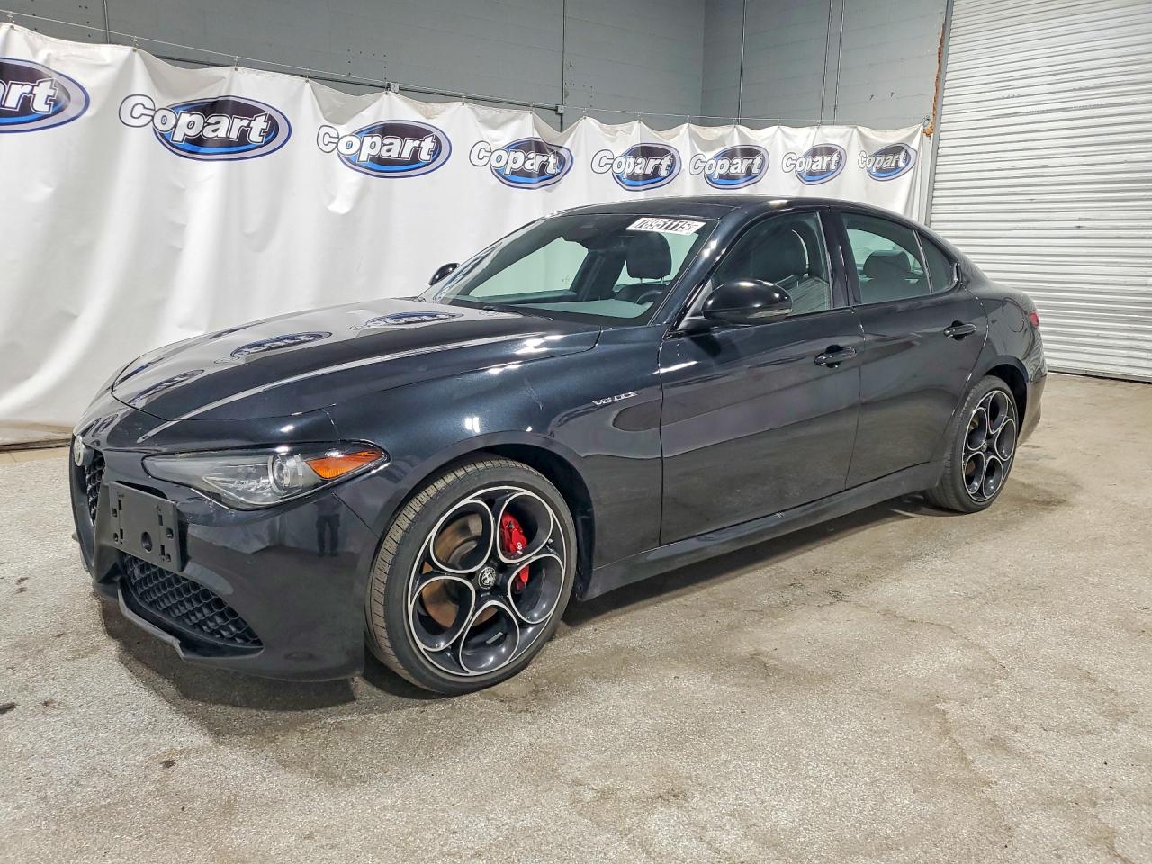2022 Alfa Romeo Giulia Veloce, VIN ZARFANBN5N7662805 — Vandalism