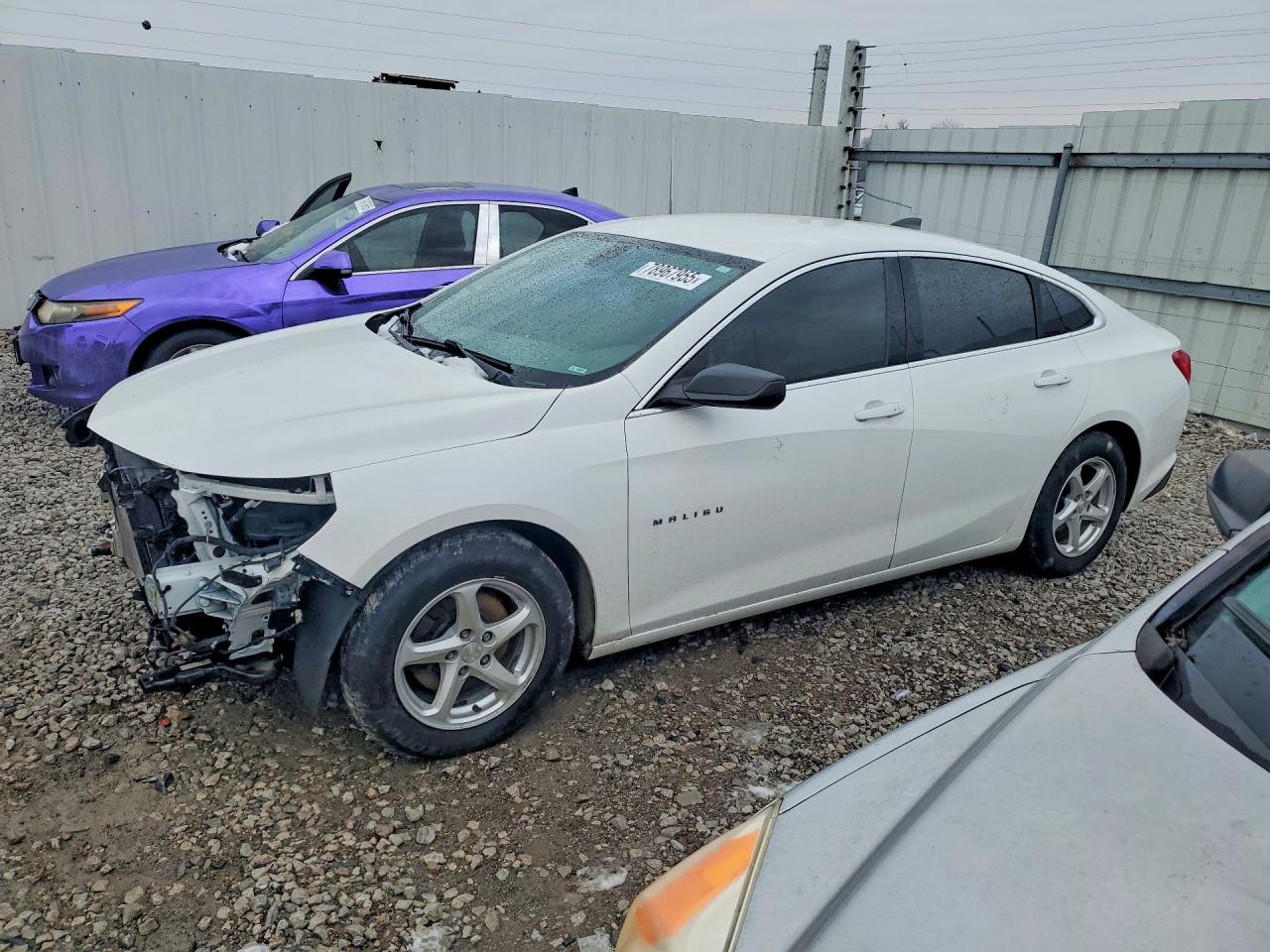 2017 Chevrolet Malibu LS, VIN 1G1ZB5ST8HF183848 — Front end