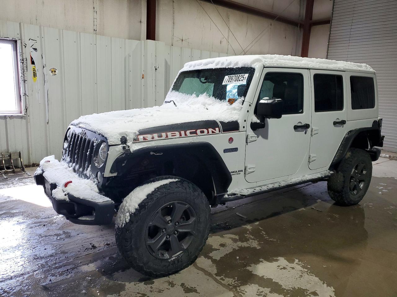 2017 Jeep Wrangler Unlimited Rubicon Recon, VIN 1C4HJWFG7HL621091 — Water / flood