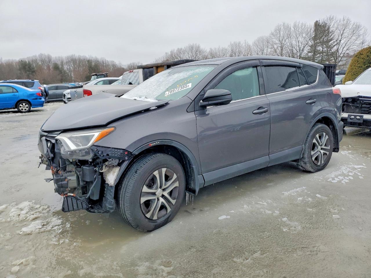 2017 Toyota RAV4 LE, VIN 2T3BFREV6HW687296 — Front end
