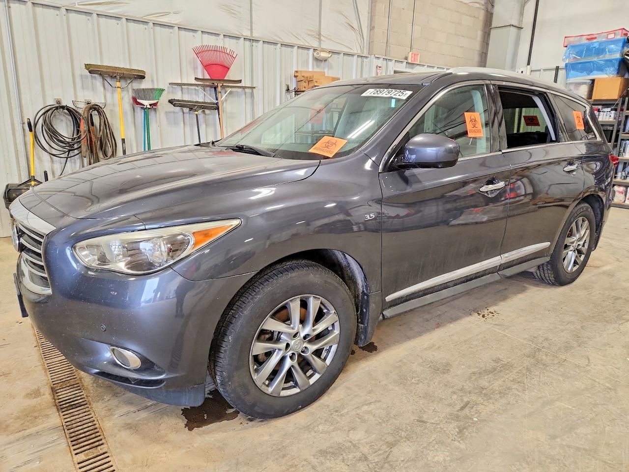 2014 Infiniti QX60, VIN 5N1AL0MM2EC547121 — Rear end