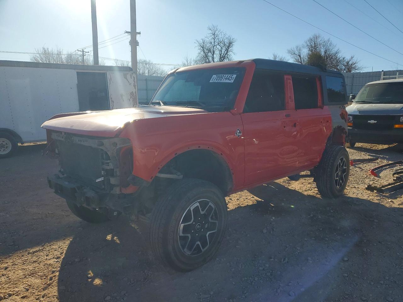 2023 Ford Bronco Badlands, VIN 1FMEE5DP9PLB62032 — Side