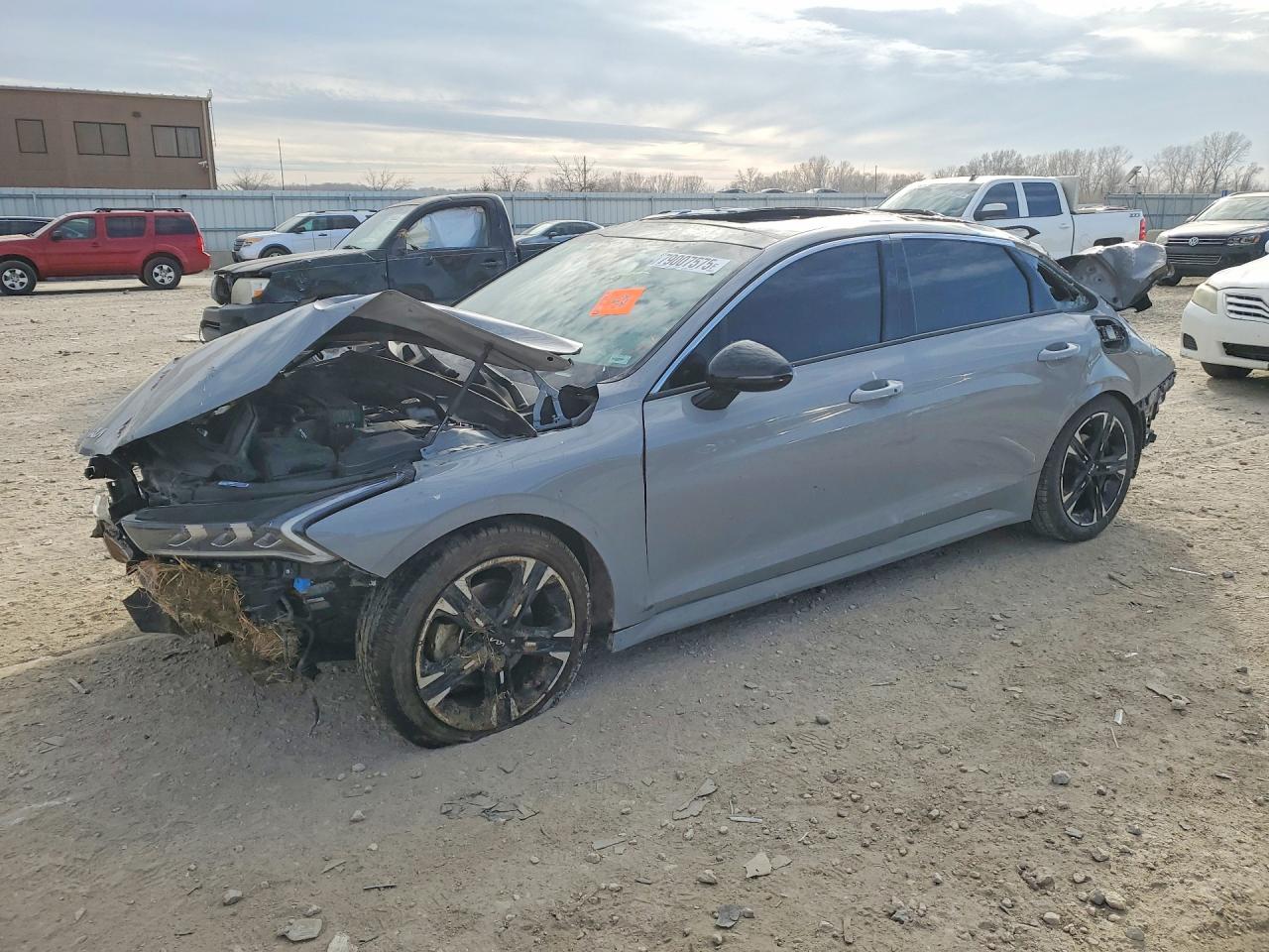 2022 Kia K5 GT-Line, VIN 5XXG64J21NG136213 — Rear end