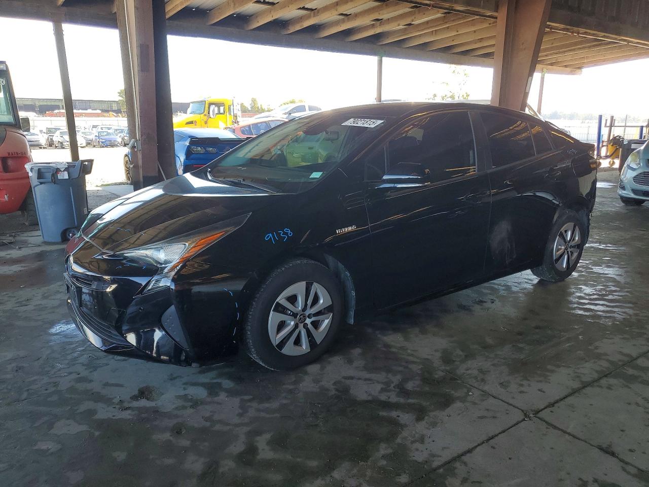 2018 Toyota Prius Two, VIN JTDKBRFU5J3598572 — Rear end