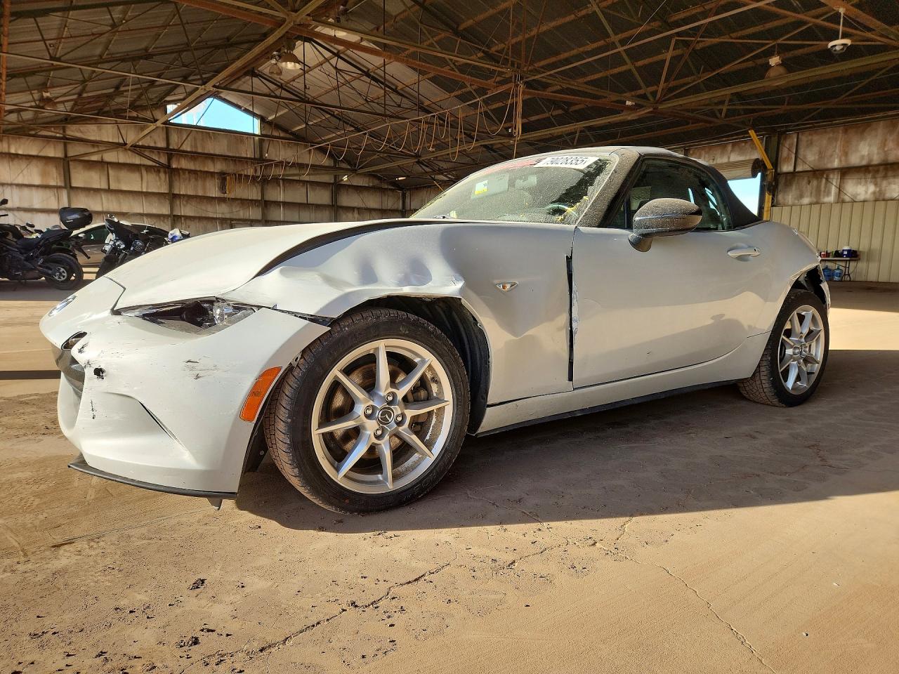 2016 Mazda MX-5 Miata Sport, VIN JM1NDAB73G0113445 — Rear end