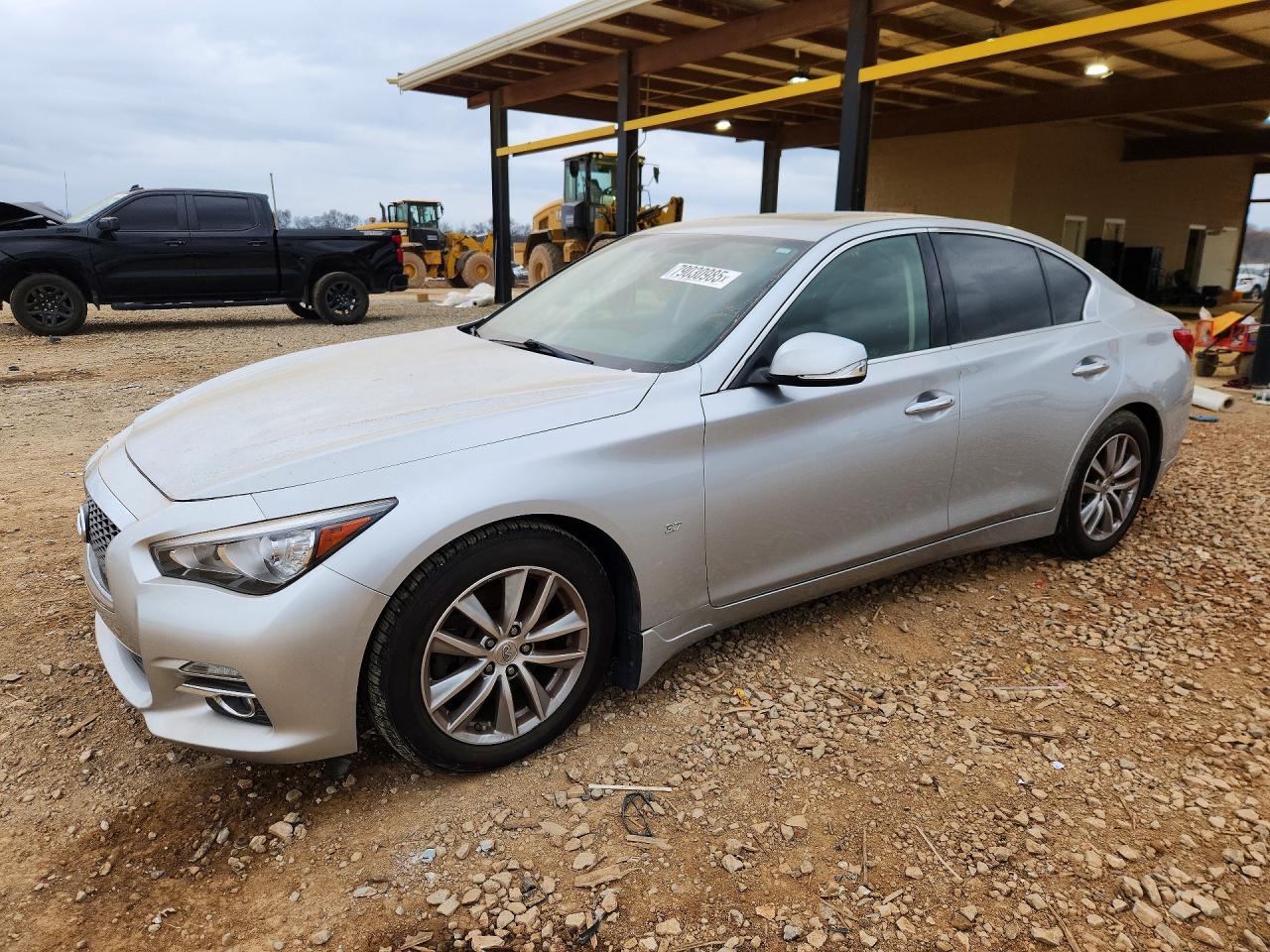 2014 Infiniti Q50 Premium, VIN JN1BV7AP3EM673771 — Engine fire
