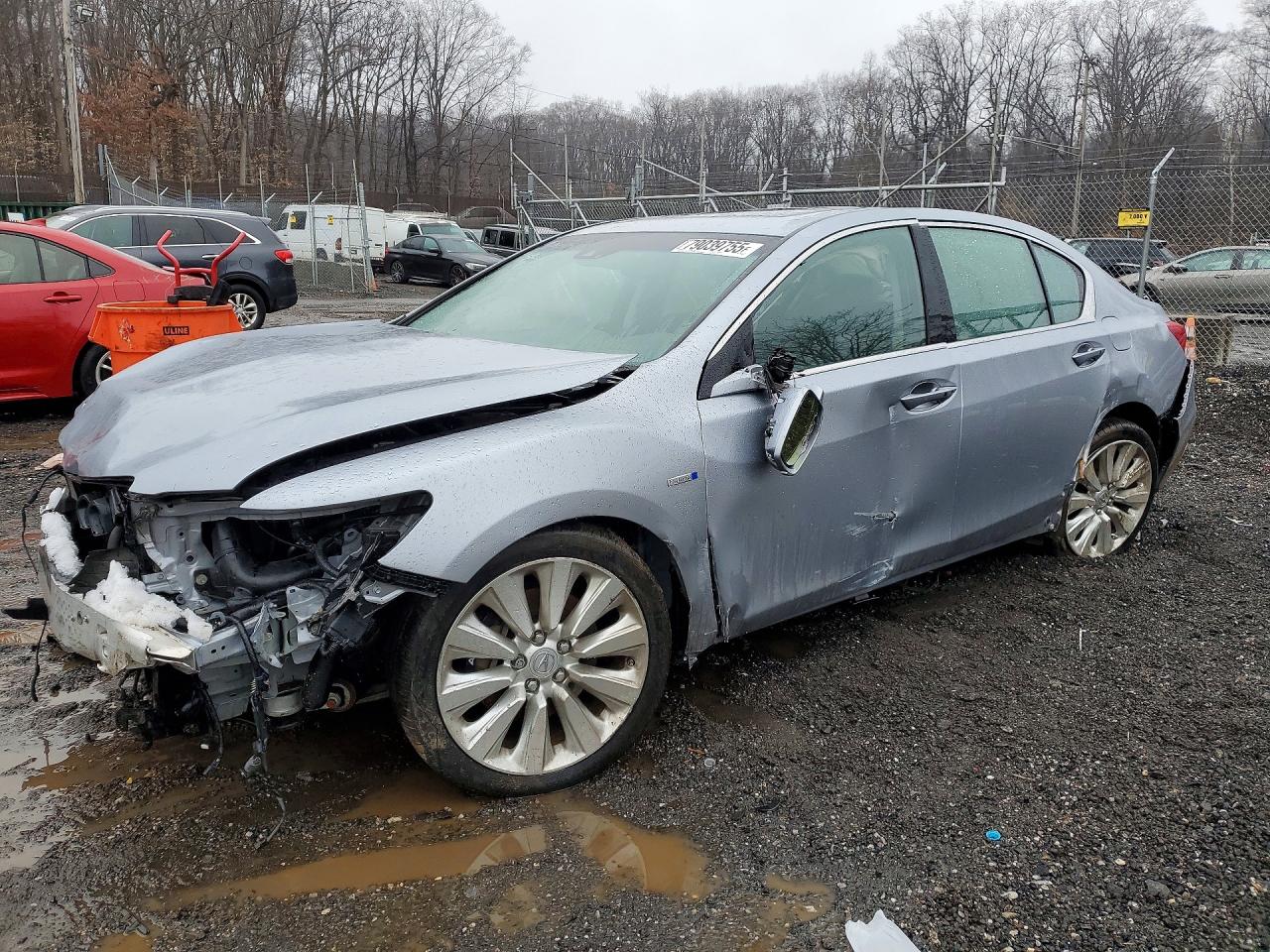 2016 Acura RLX Hybrid Advance, VIN JH4KC2F9XGC000354 — Front end