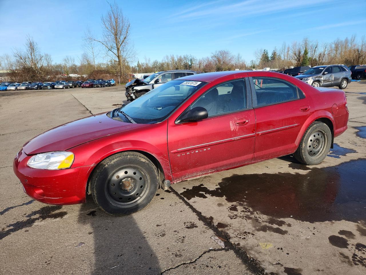 2001 Chrysler Sebring LXi, VIN 1C3EL56U31N505513 — Зад