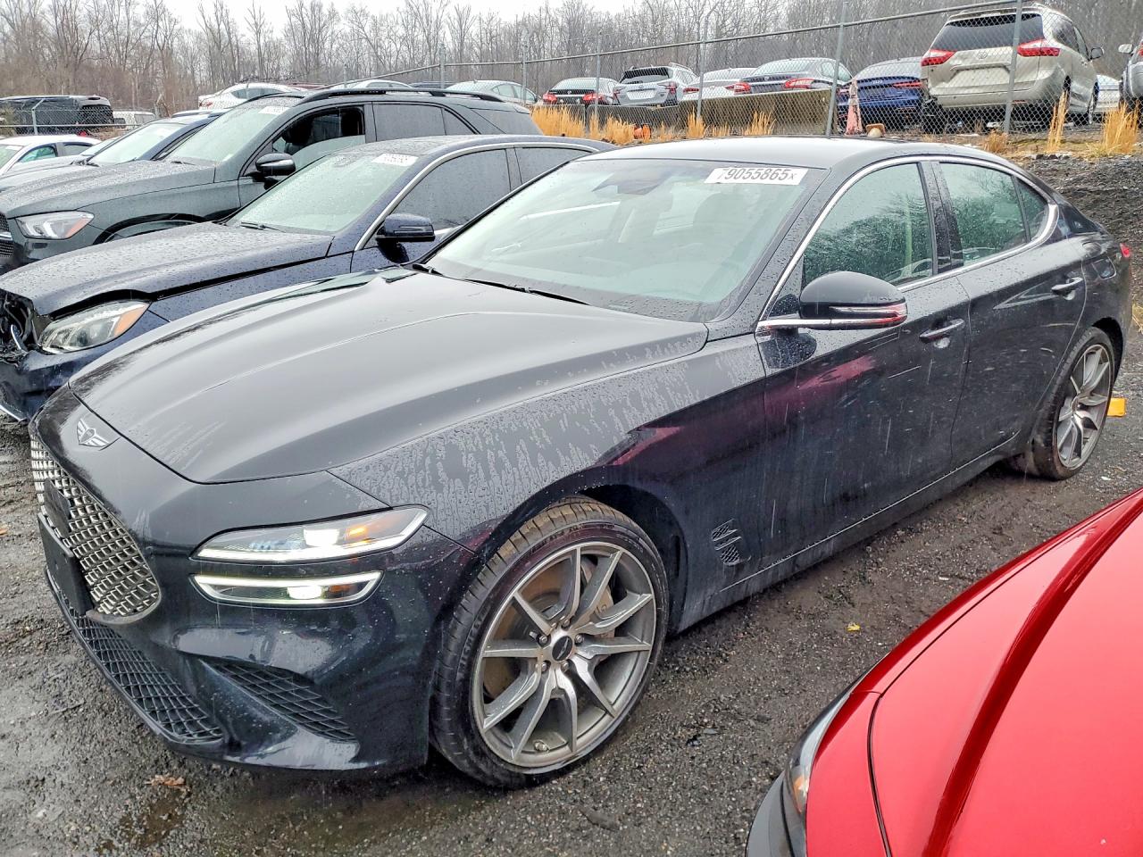 2024 Genesis G70 2.5T, VIN KMTG34SC4RU139656 — Rear end