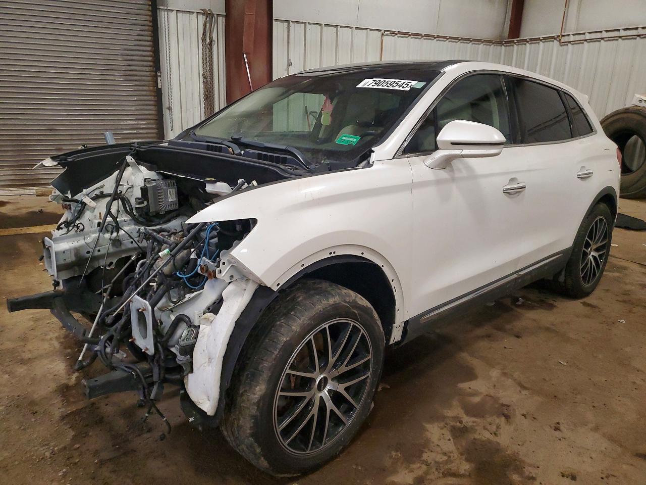 2016 Lincoln MKX Reserve, VIN 2LMTJ8LR8GBL45787 — Stripped