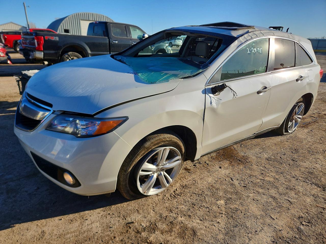 2014 Acura RDX Technology, VIN 5J8TB4H57EL003192 — Опрокидывание