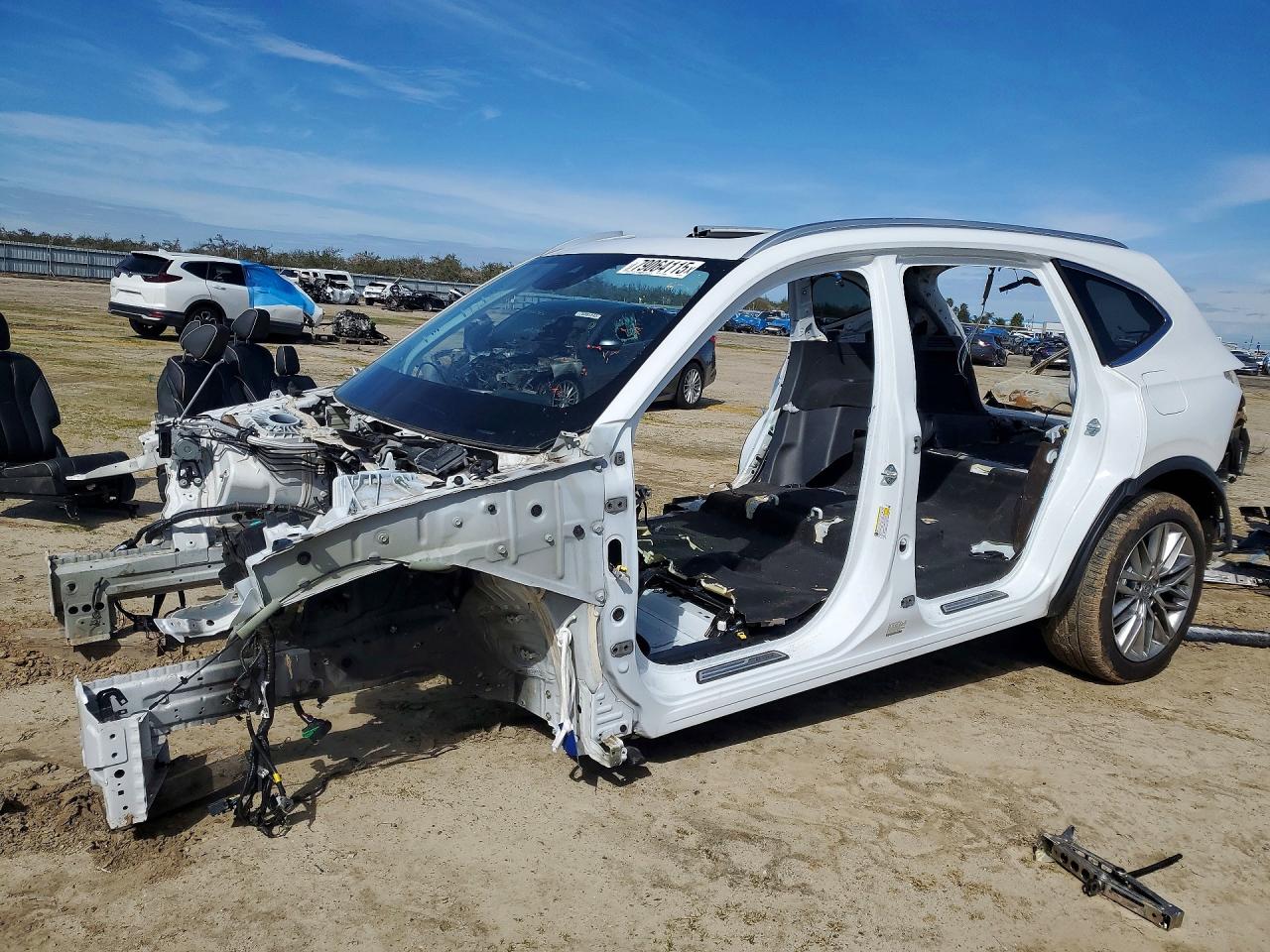 2022 Acura MDX Advance, VIN 5J8YE1H81NL039739 — Stripped