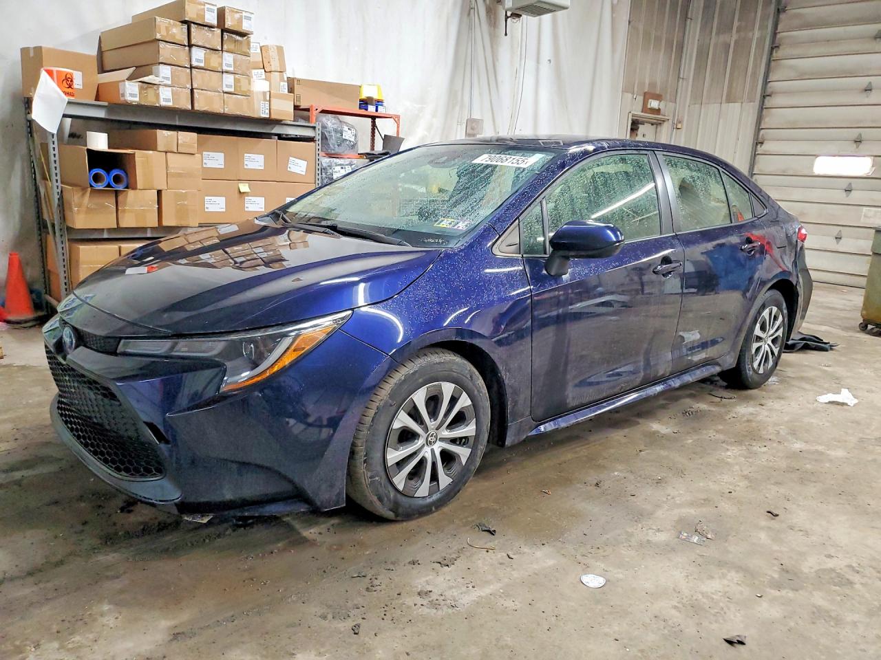 2022 Toyota Corolla Hybrid LE, VIN JTDEAMDE6NJ046109 — Rear end