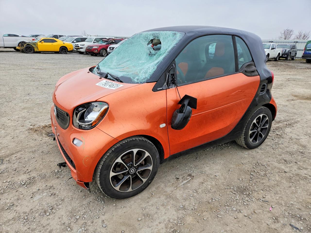 2016 Smart fortwo Passion, VIN WMEFJ5DA7GK070246 — Roof