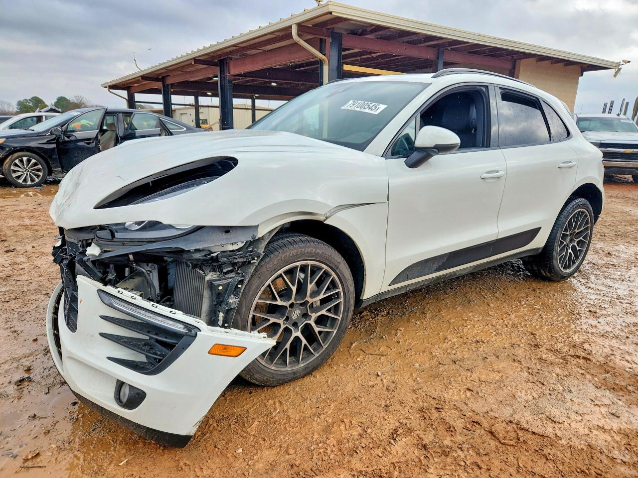 2017 Porsche Macan S, VIN WP1AB2A50HLB16702 — Front end