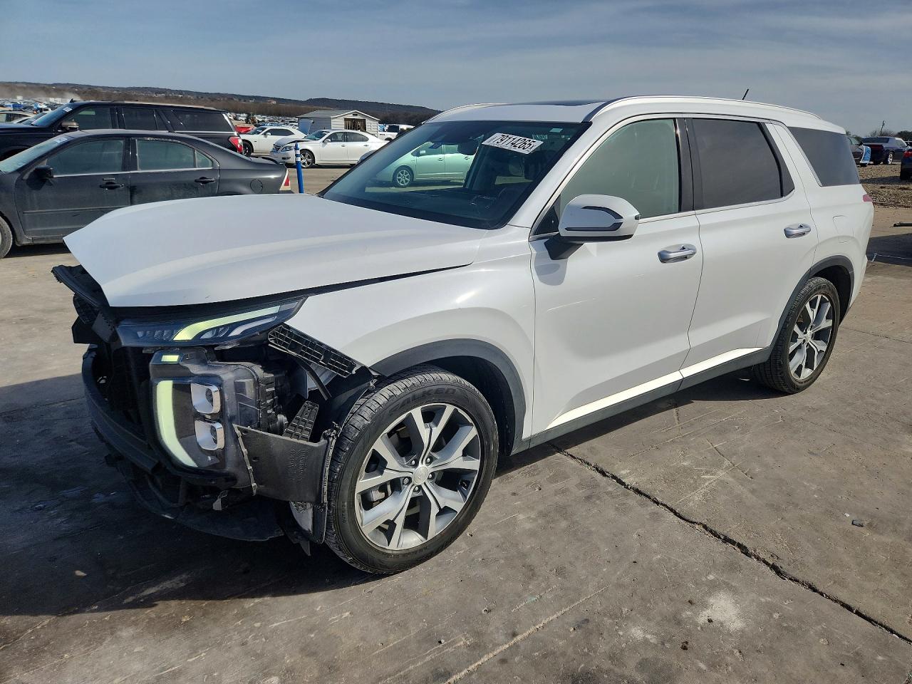 2020 Hyundai Palisade SEL, VIN KM8R34HE4LU080787 — Front end