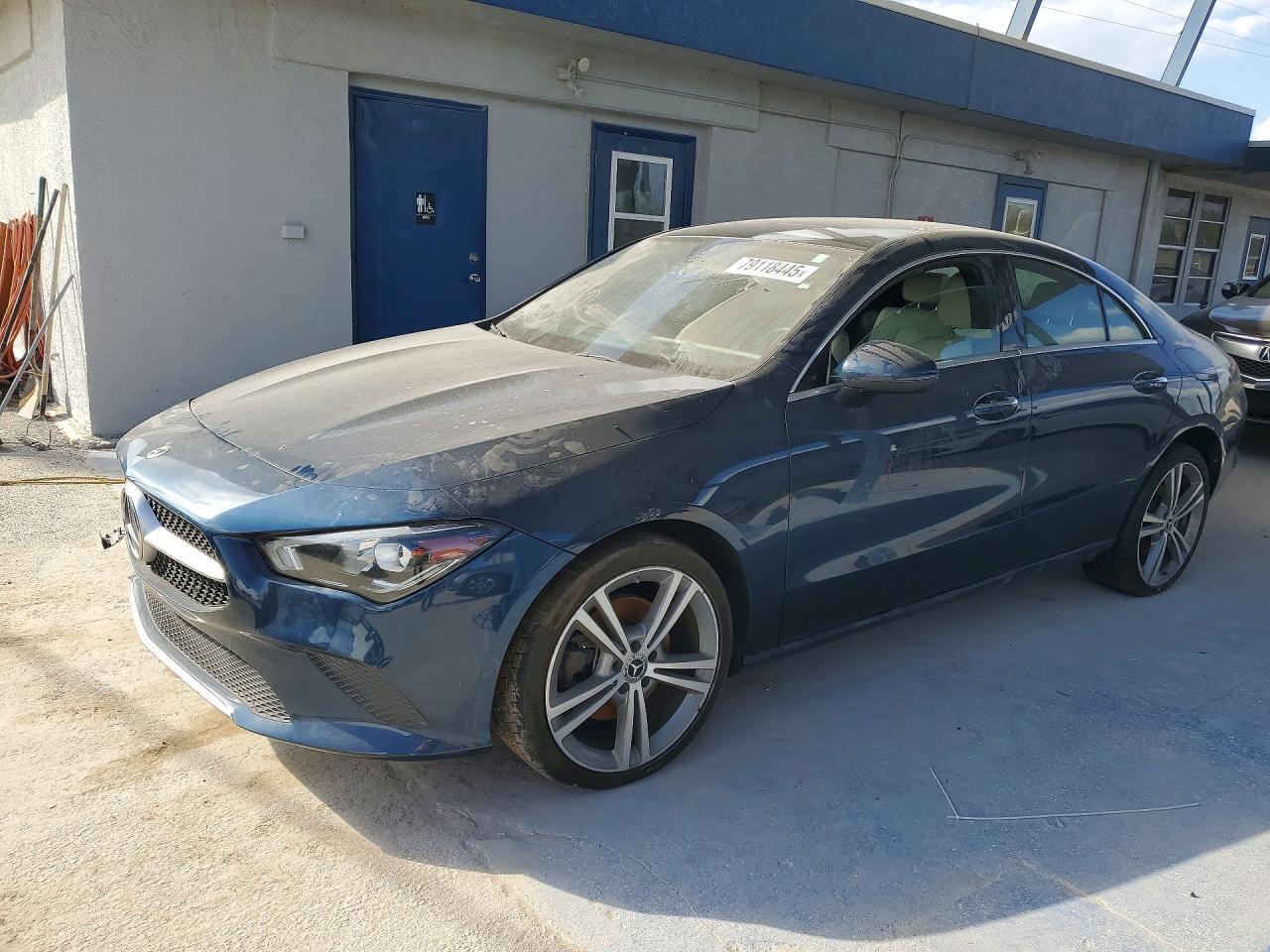 2021 Mercedes-Benz CLA 250, VIN W1K5J4GB9MN162077 — Engine fire