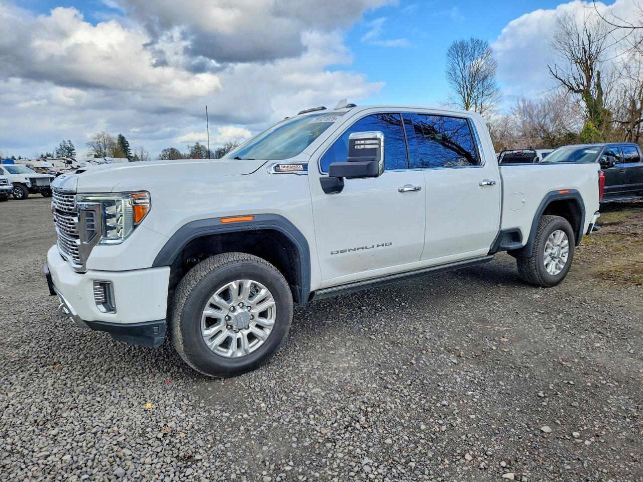2021 GMC Sierra 3500HD Denali, VIN 1GT49WEY7MF183148 — Vandalism
