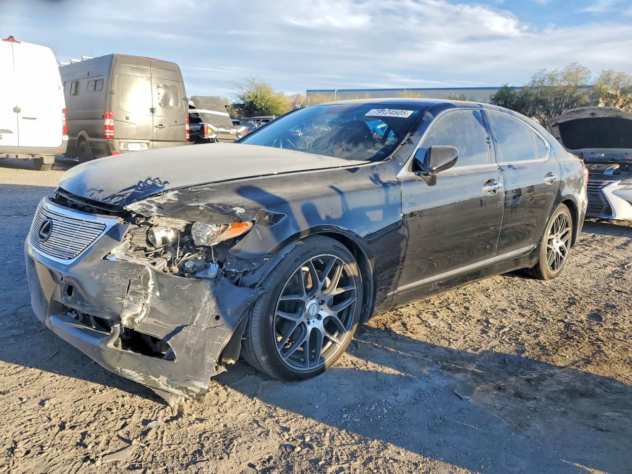 2008 Lexus LS 460, VIN JTHBL46F285079882 — Front end