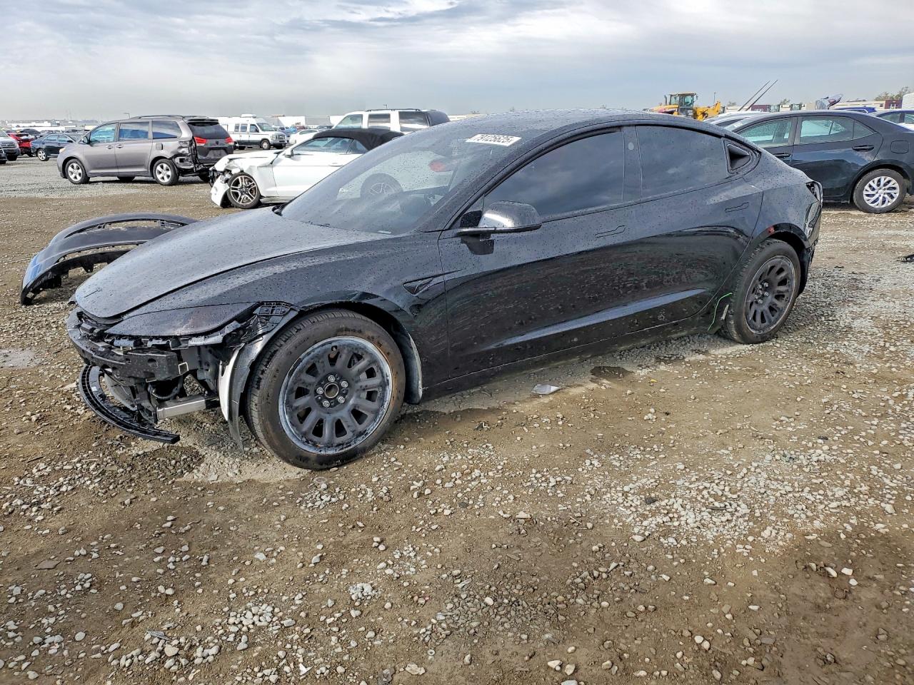 2025 Tesla Model 3 Long Range, VIN 5YJ3E1EA6SF135879 — Front end