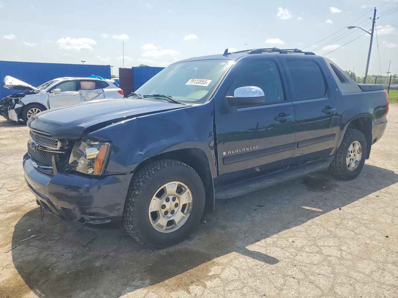 2007 Chevrolet Avalanche 1LT, VIN 3GNFK12377G263861 — Front end