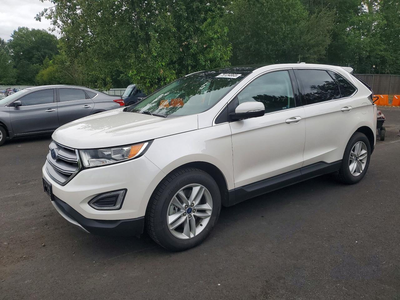 2017 Ford Edge SEL, VIN 2FMPK4J9XHBB74998 — Rear end