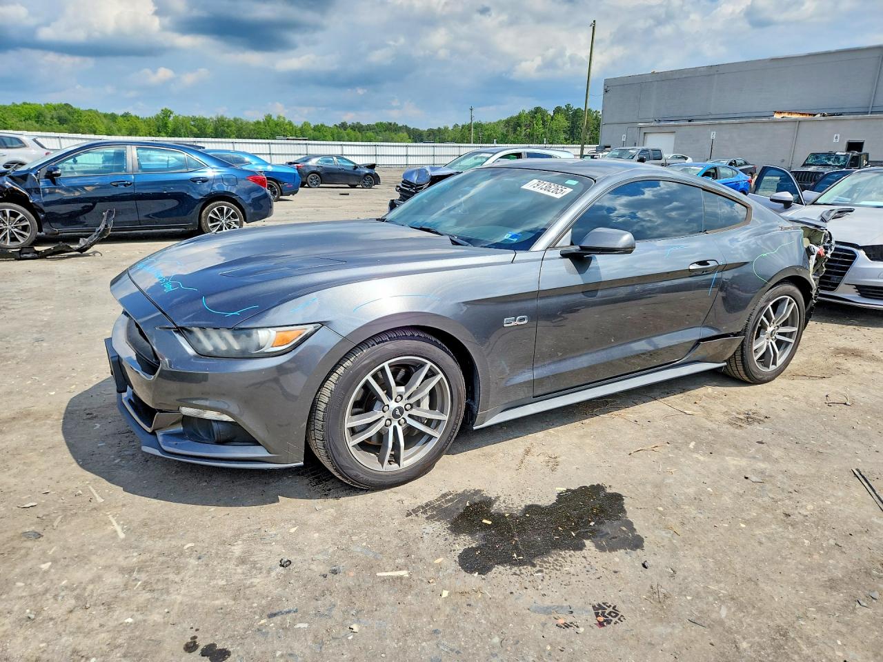 2016 Ford Mustang GT Premium, VIN 1FA6P8CF8G5316866 — Rear end