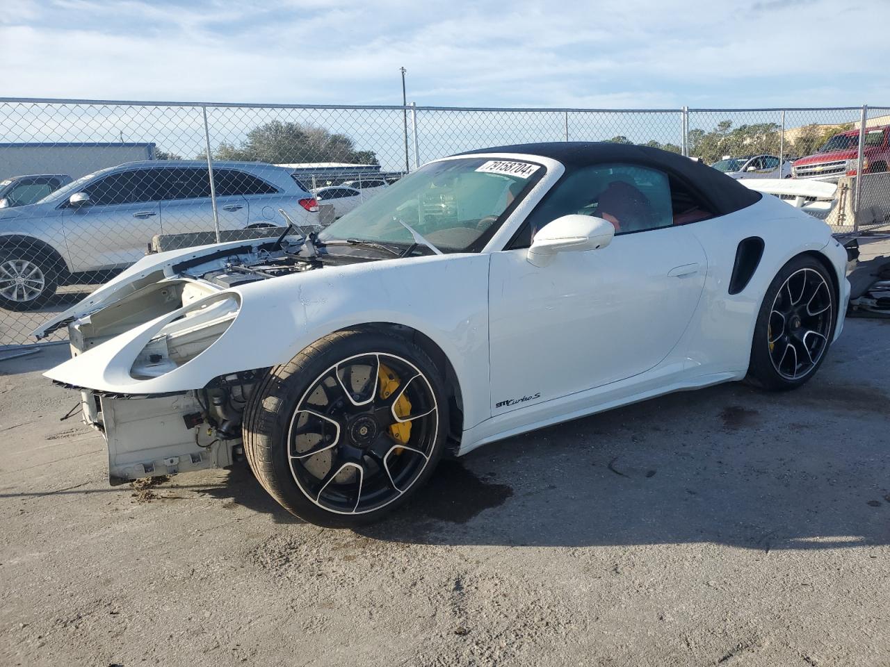 2022 Porsche 911 Turbo S, VIN WP0CD2A99NS260953 — Stripped
