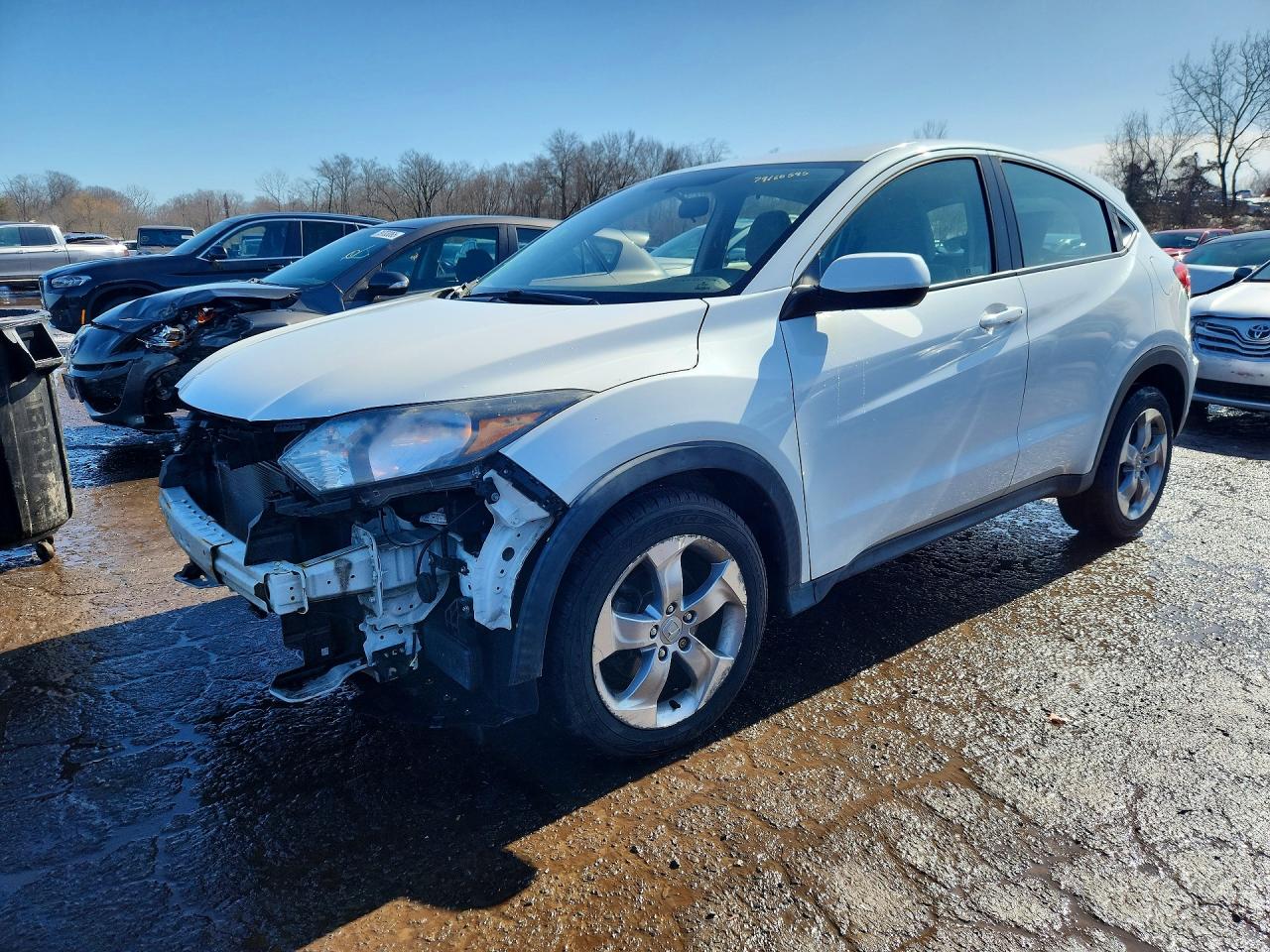 2018 Honda HR-V LX, VIN 3CZRU6H34JM721928 — Partial repair
