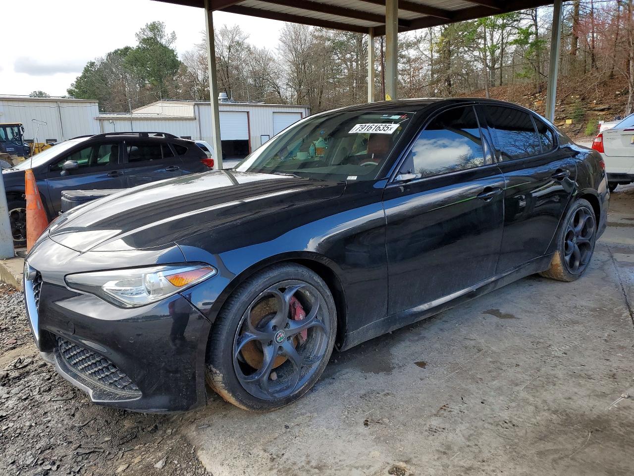 2017 Alfa Romeo Giulia Ti, VIN ZARFAECN9H7533808 — Vandalism