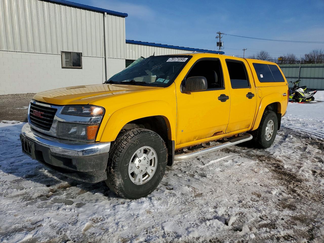 2007 GMC Canyon SLT, VIN 1GTDT13E378157894 — Rollover