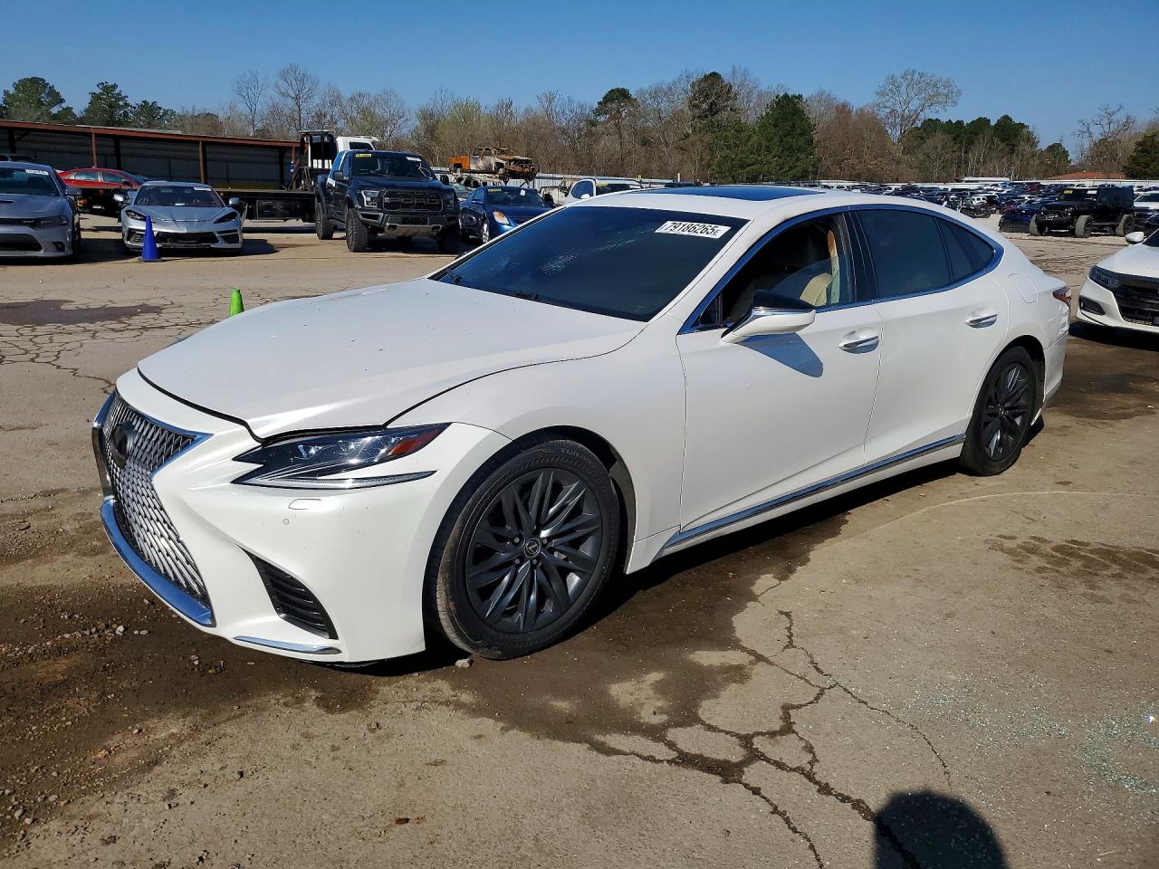 2019 Lexus LS 500, VIN JTHB51FF3K5008125 — Interior fire