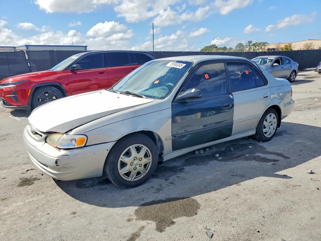 2000 Toyota Corolla CE, VIN 2T1BR12E3YC336899 — Rear end