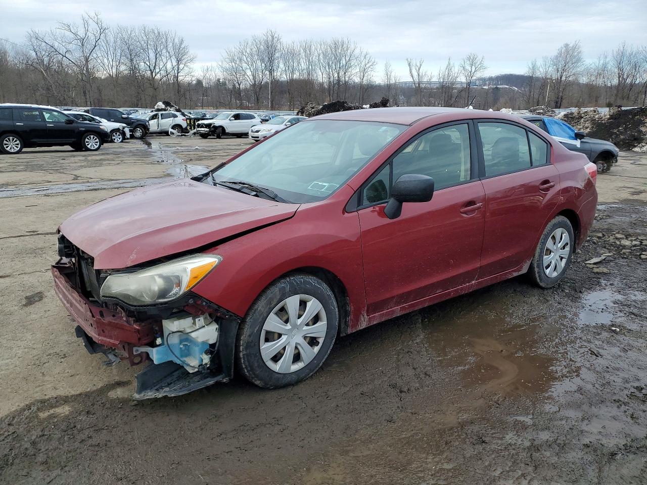 2014 Subaru Impreza, VIN JF1GJAA63EH009536 — Front end