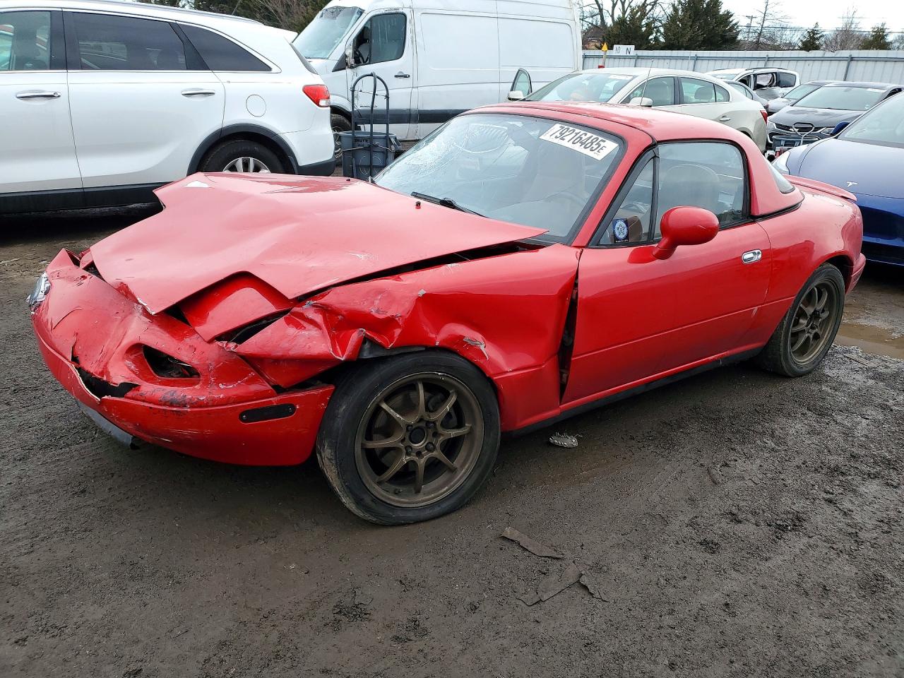 1995 Mazda MX-5 Miata, VIN JM1NA3534S0608551 — Front end