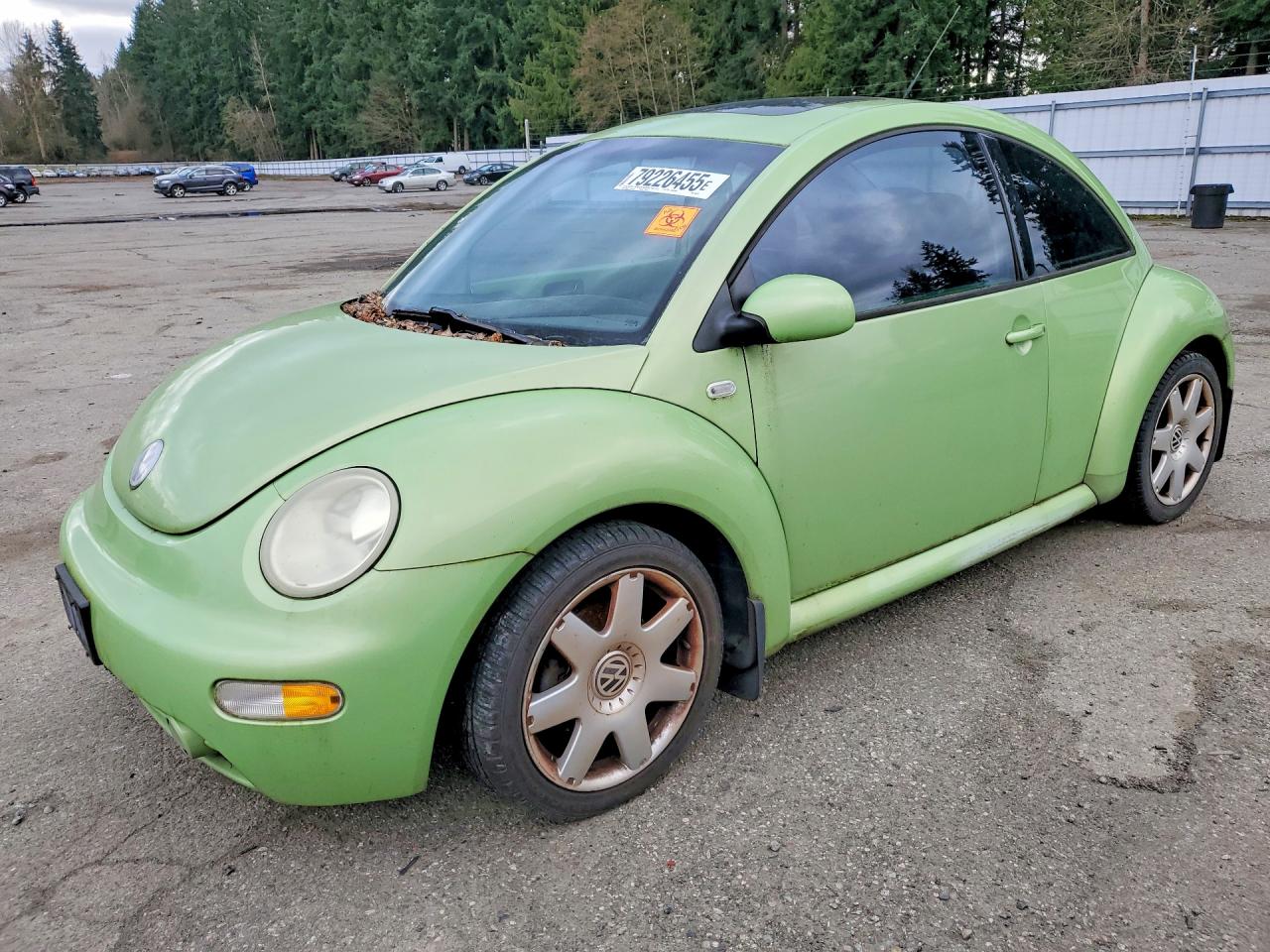 2003 Volkswagen Beetle GLX, VIN 3VWDD21C83M430125 — Partial repair