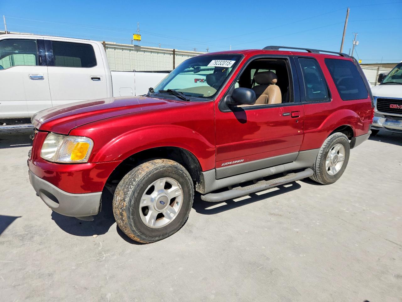 2002 Ford Explorer Sport Value, VIN 1FMYU60E82UA95730 — Engine fire