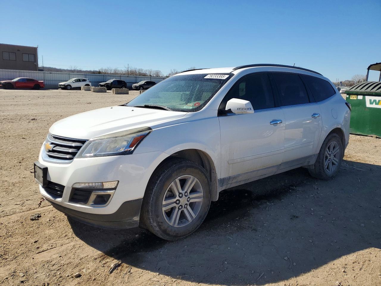 2017 Chevrolet Traverse LT, VIN 1GNKVGKD9HJ153833 — Rear end