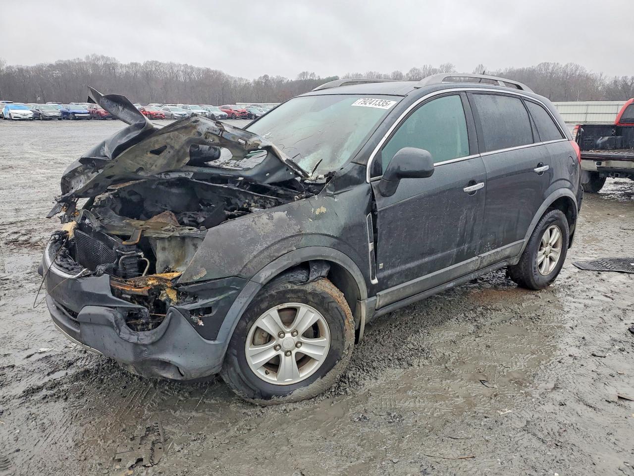 2008 Saturn VUE XE, VIN 3GSCL33P28S675890 — Engine fire