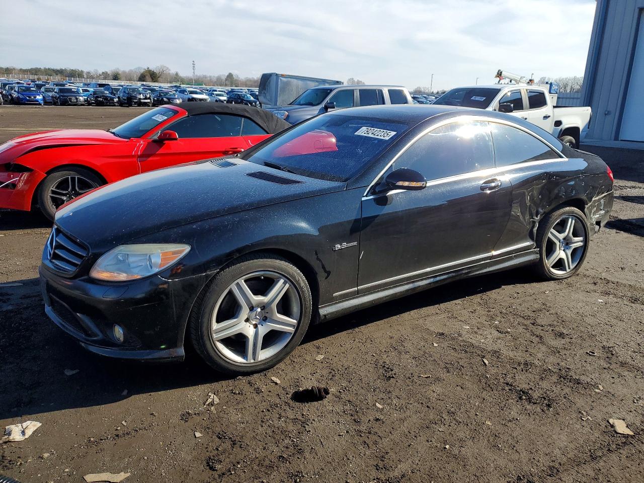 2009 Mercedes-Benz CL 550, VIN WDDEJ86X19A021250 — Rear end